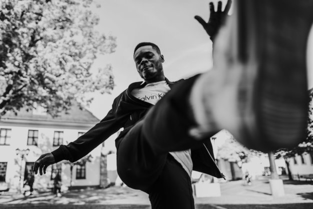 Ridle Baku auf dem Ballplatz in Mainz